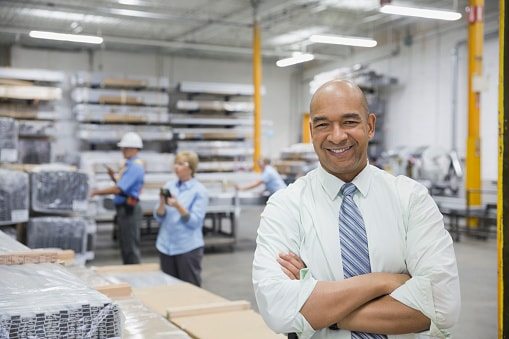 Gentleman in successful business